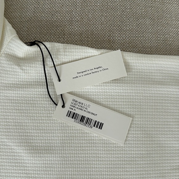 MARYSIA SWAMIS RASHGUARD IN COCONUT size XL - Picture 10 of 10